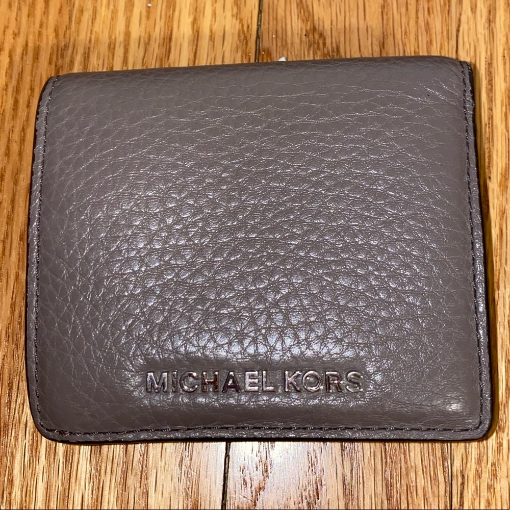 Michael Kors gray wallet, lightly used